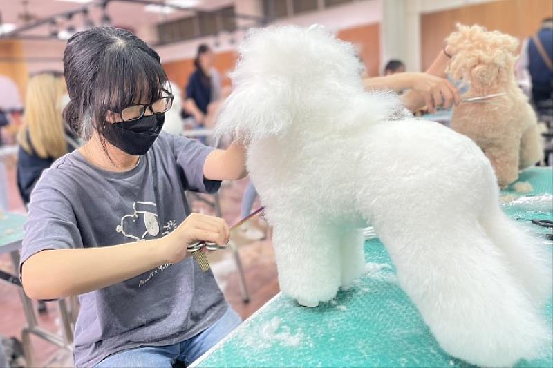 中華醫事科大寵物照護與美容系師生發揮所學專長將在寵物主題市集提供簡易美容義剪服務