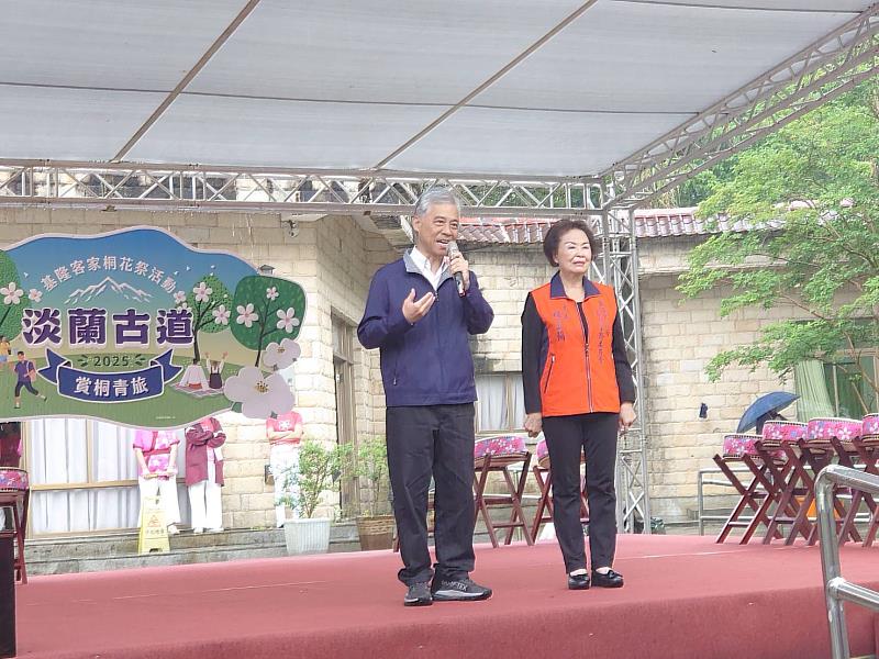 范副主委出席基隆桐花祭開幕活動並致詞