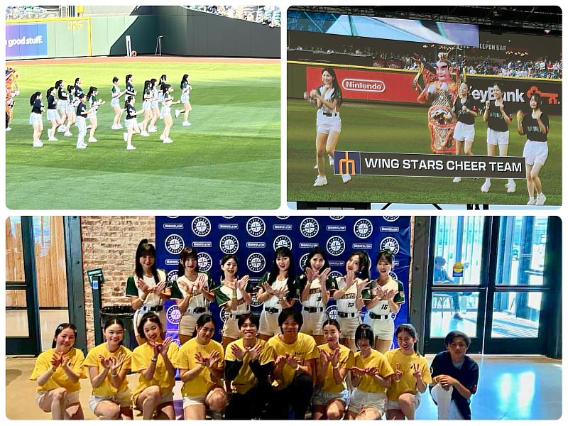 臺鋼集團Wing Stars啦啦隊與西雅圖FASCA精彩演出及合影