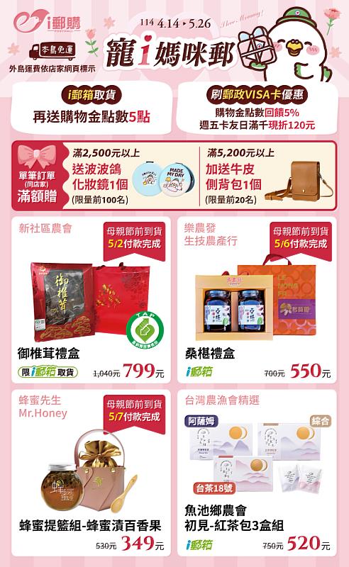 圖2:i郵購「寵i媽咪郵」優惠活動
