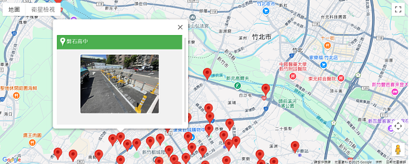 YouBike站點開放資料加值應用於官網樂活地圖