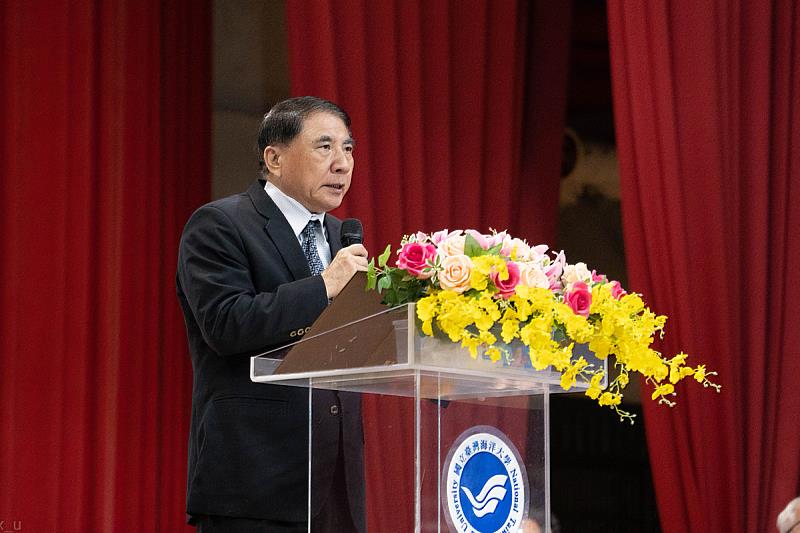 許泰文校長向同學們強調海大是最好的選擇！