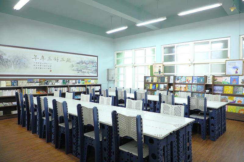 嘉義縣第23間,鹿草國小「靜思閱讀書軒」正式啟用