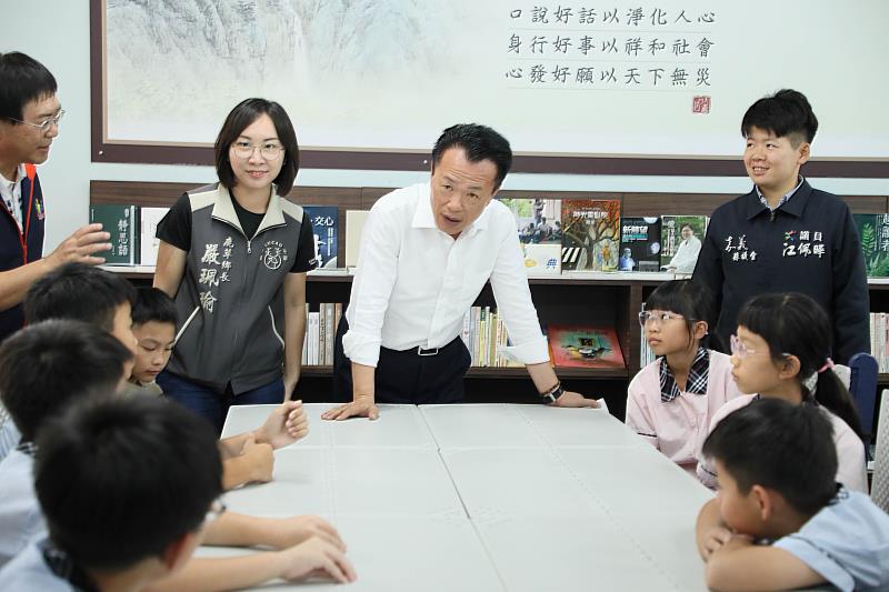 嘉義縣第23間,鹿草國小「靜思閱讀書軒」正式啟用
