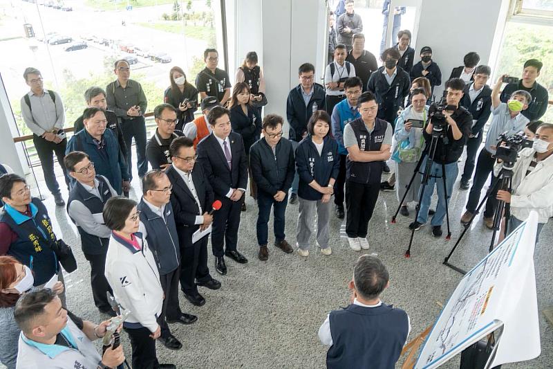 立法院交通委員會至新竹市南寮地區考察交通建設聆聽市府交通處簡報
