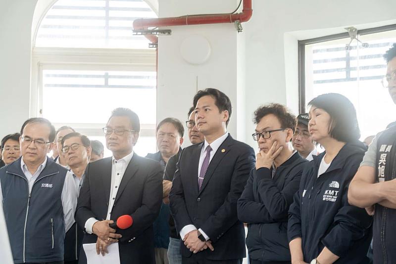 立法院交通委員會至新竹市南寮地區考察交通建設聆聽市府交通處簡報