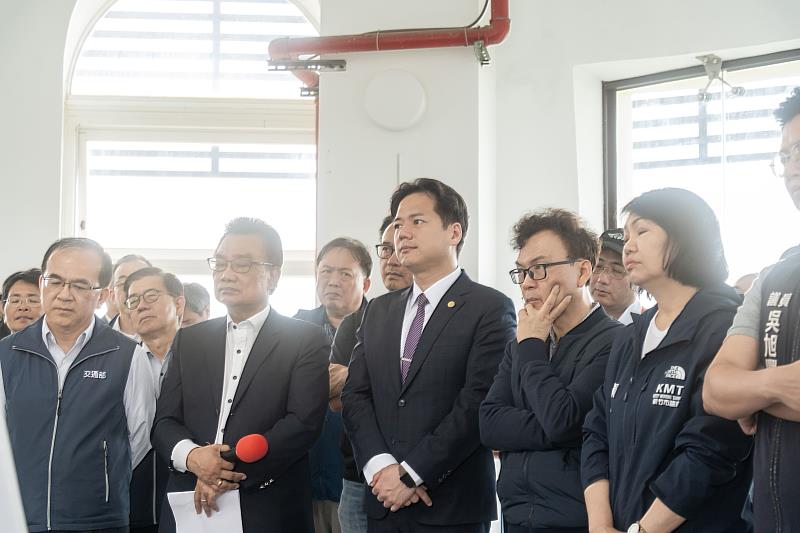 立法院交通委員會至新竹市南寮地區考察交通建設聆聽市府交通處簡報
