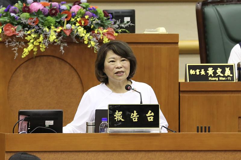 黃敏惠市長施政報告
