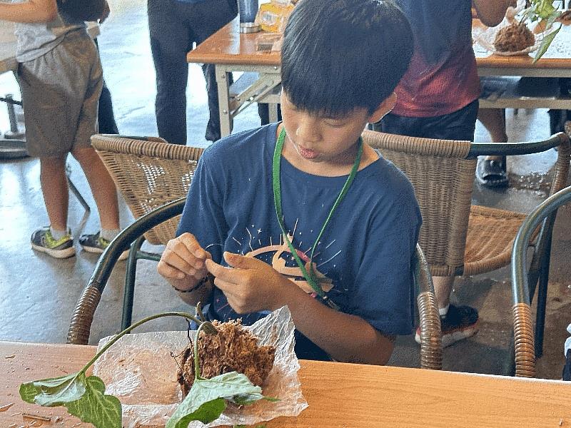 噶瑪蘭自然探索學校暑期營手作盆栽