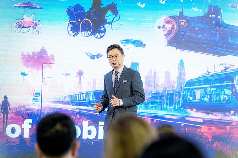 外貿協會董事長黃志芳於開幕典禮致詞時表示，360° MOBILITY Mega Shows將致力呈現未來移動產業趨勢，打造國際產業對接平台。