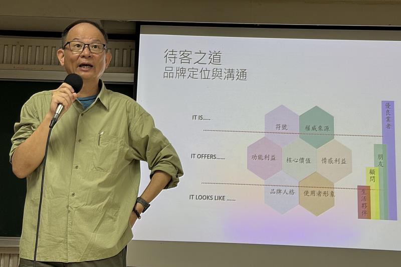 林盟欽先生結合人力資源管理、行銷觀念與馬斯洛需求理論，強調企業發展的核心邏輯