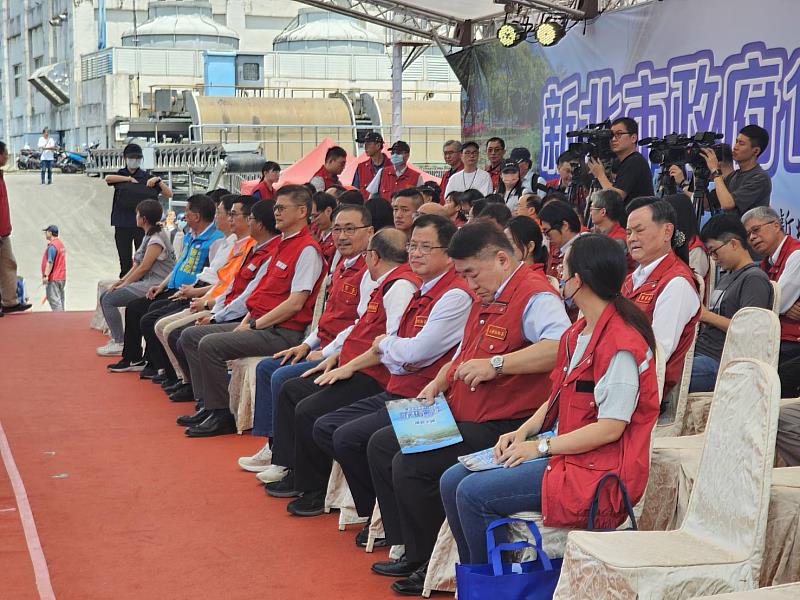 新北市政府114年度防汛演習，市長侯友宜前往視察