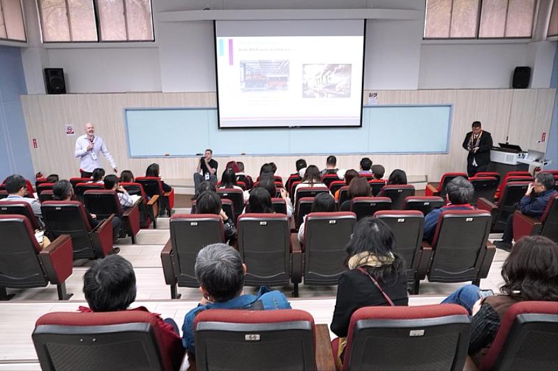 圖／中華大學日前邀集全台8所大專院校共48位學者與教師，舉辦「EMI教學研討會」。