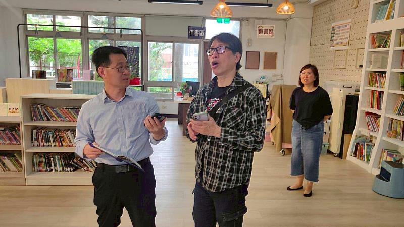 永續智慧教室2.0版將場域設定在大庄百年樹人共讀站