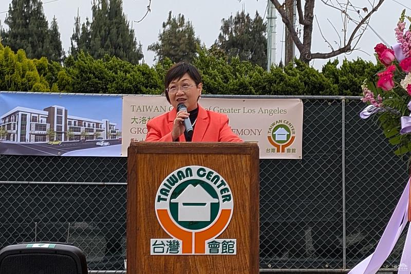 僑務委員會委員長徐佳青參與大洛杉磯臺灣會館重建動土典禮。