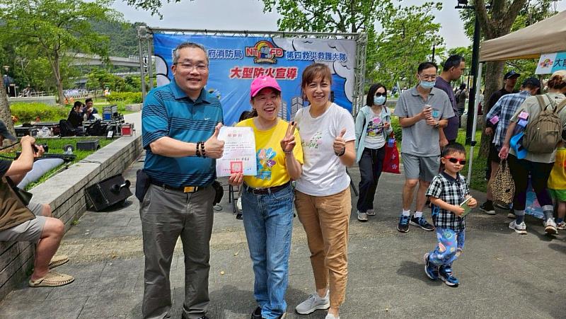 「小小消防員體驗宣導活動」新北消防邀親子共學防災知識