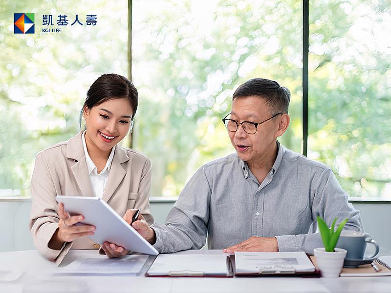 圖說:保險業首家獲准試辦!凱基人壽與玉山銀行合作試辦「高齡錄音輔助系統宣讀」,數位創新優化高齡投保體驗。