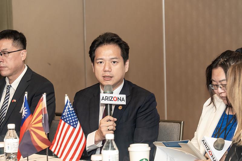 代理市長邱臣遠致詞表示，盼雙方加深交流共同互惠。