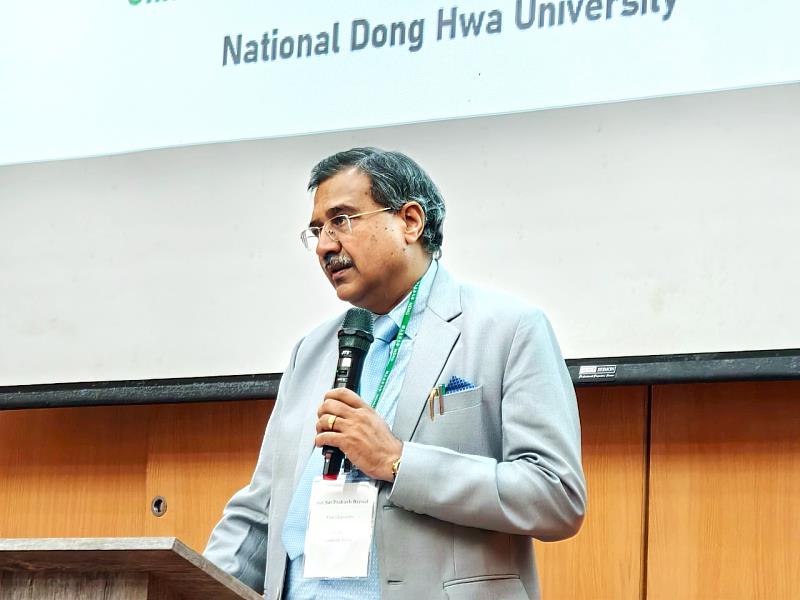 印度喜馬偕爾邦中央大學表示，「感謝東華大學、Aston University，我們將致力推動三方的夥伴關係」。