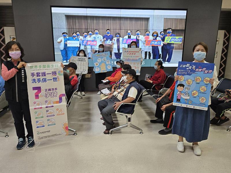 洗手我最行 響應世界手部衛生日 東縣衛生局呼籲民眾落實正確洗手5時機及步驟