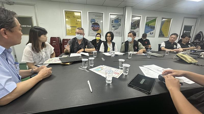 新北市政府消防局會同經濟發展局、環境保護局、工務局、農業局、勞動檢查處等新北市府相關單位組成聯合檢查小組辦理稽查