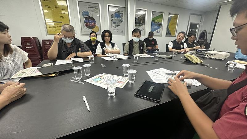新北市政府消防局會同經濟發展局、環境保護局、工務局、農業局、勞動檢查處等新北市府相關單位組成聯合檢查小組辦理稽查