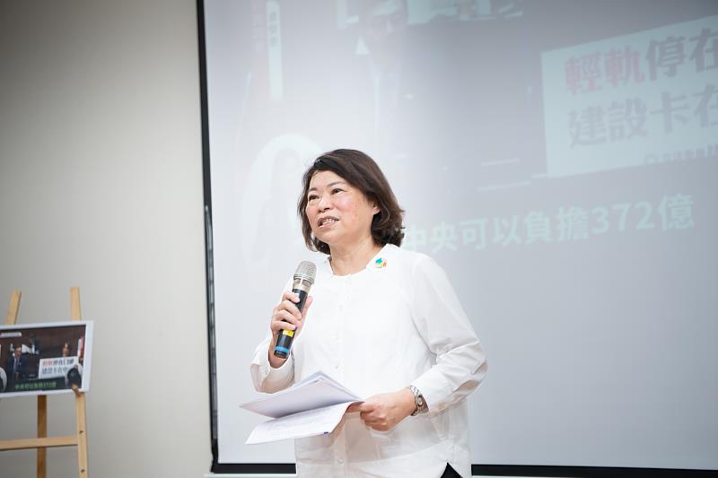 黃敏惠市長持續爭取高鐵聯外輕軌建設 盼中央信守承諾 (2)