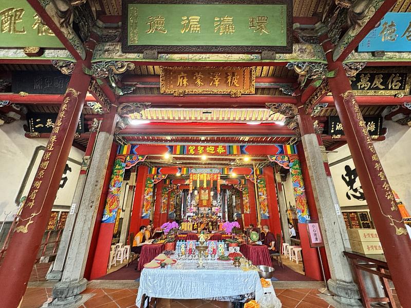 2025年第二場「觀音公益聯合祈福法會」，5月6日在台南祀典大天后宮舉辦。（圖由靈鷲山佛教教團提供）