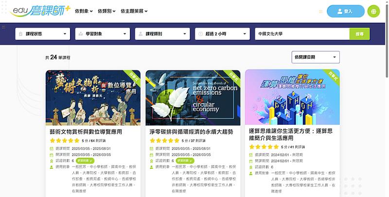 Moocs課程上架教育平台，這些數位課程都獲極高評價。