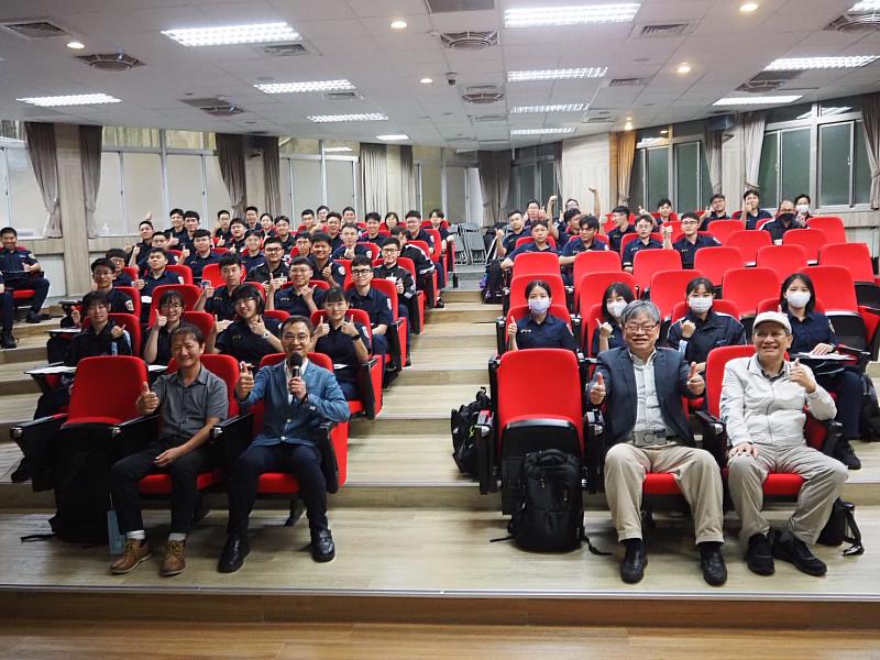 中國科技大學與USR夥伴臺灣警察專科學校共同於5月7日舉辦「文化資產防災講座」 