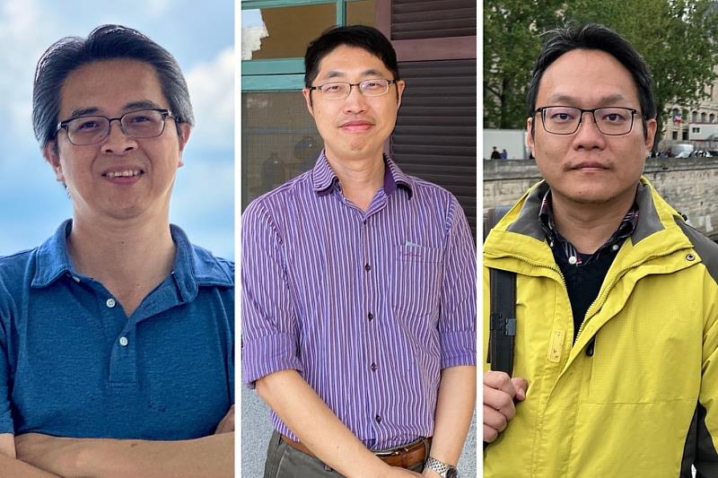左起：董東璟教授、朱威達教授、李約亨教授