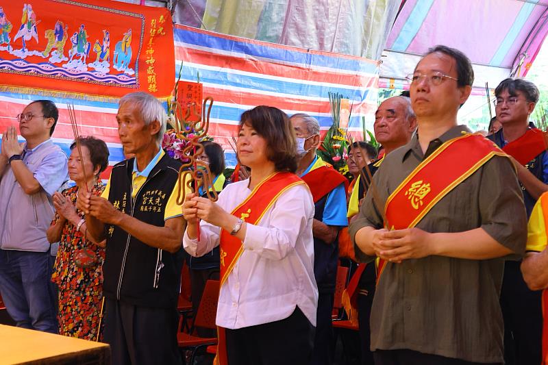 北門口先天宮五年千歲聖誕 黃敏惠市長祈求國泰民安