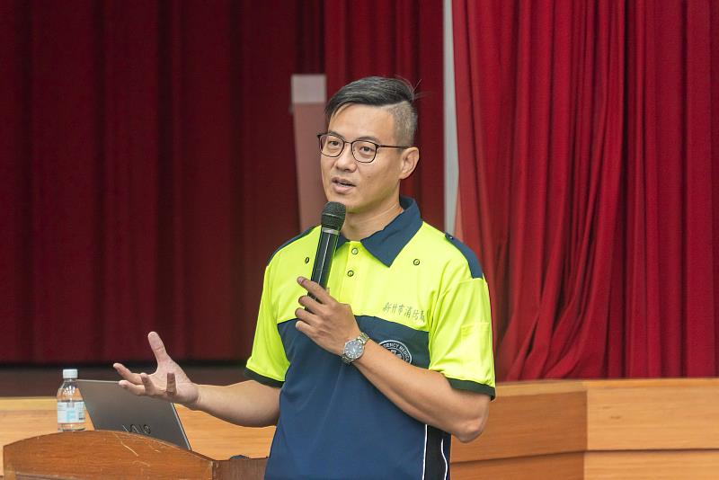 消防局講師明湖分隊小隊長湛儁楷