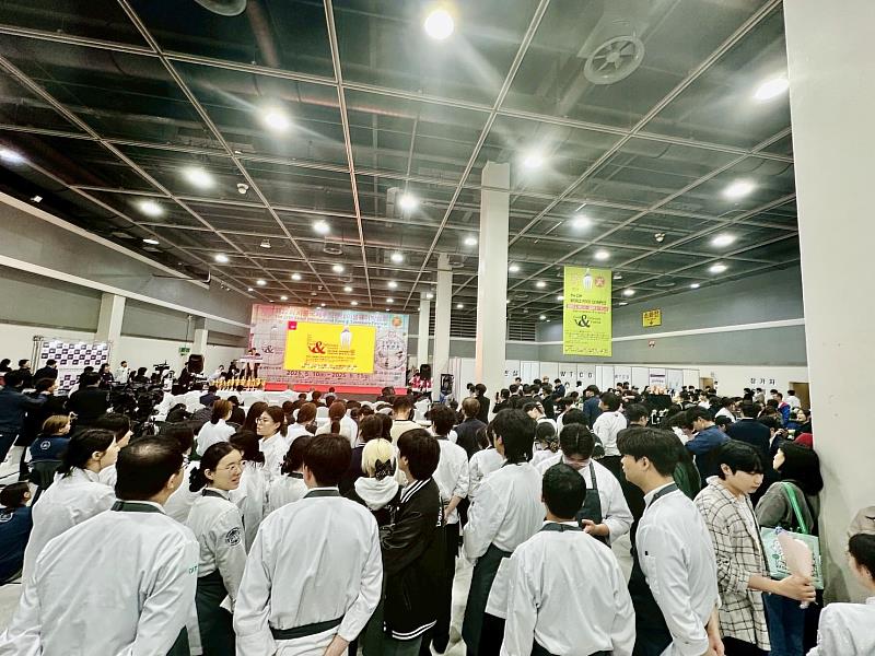 2025韓國世界美食奧林匹克大賽競賽現場。