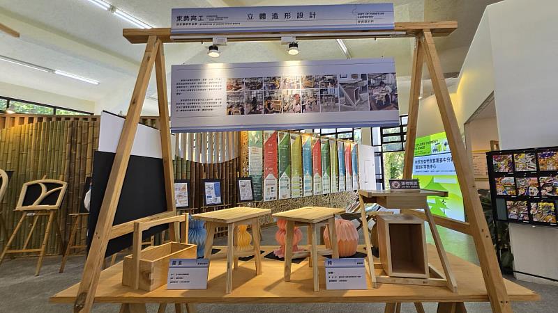 東勢高工「家具設計科」結合數位加工CNC、榫接等木材加工技術