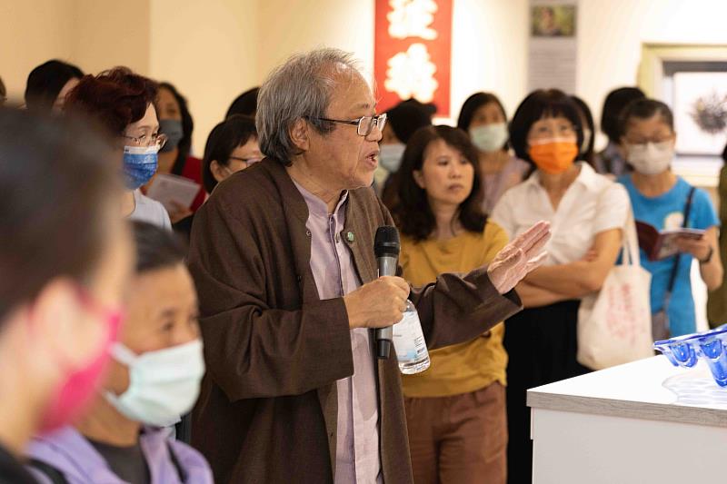 「南臺灣工藝大展-生活．美學．工藝」策展人蕭瓊瑞教授現場導覽