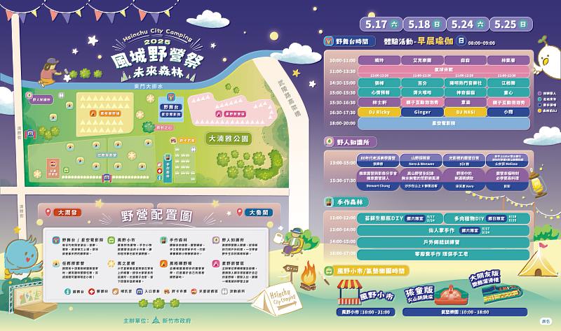 《2025風城野營祭-未來森林》活動資訊。