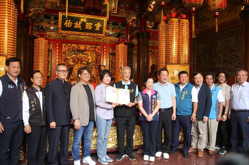 多方奔走及行政程序圓滿完成 縣有土地贈與財團法人台東天后宮 解決長年土地問題