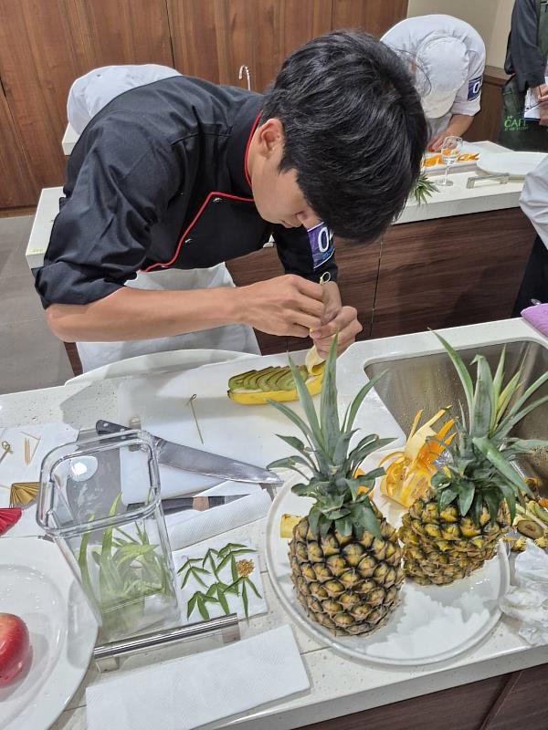 水果切盤組比賽現場