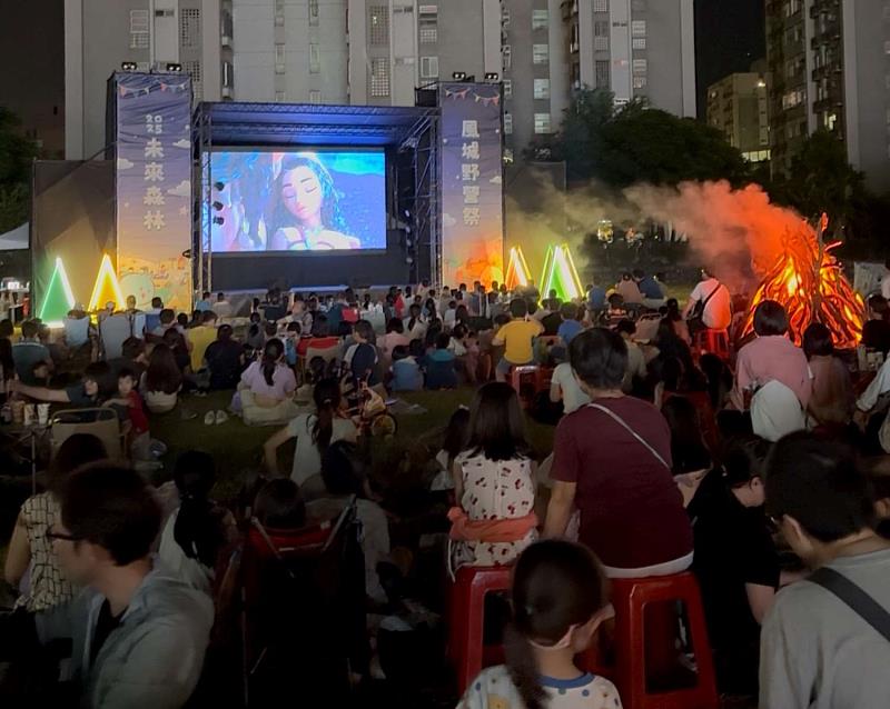 「2025風城野營祭」熱鬧開幕-「星空電影院」