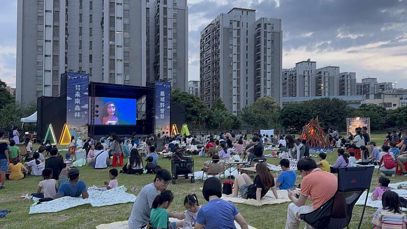 「2025風城野營祭」熱鬧開幕-「星空電影院」