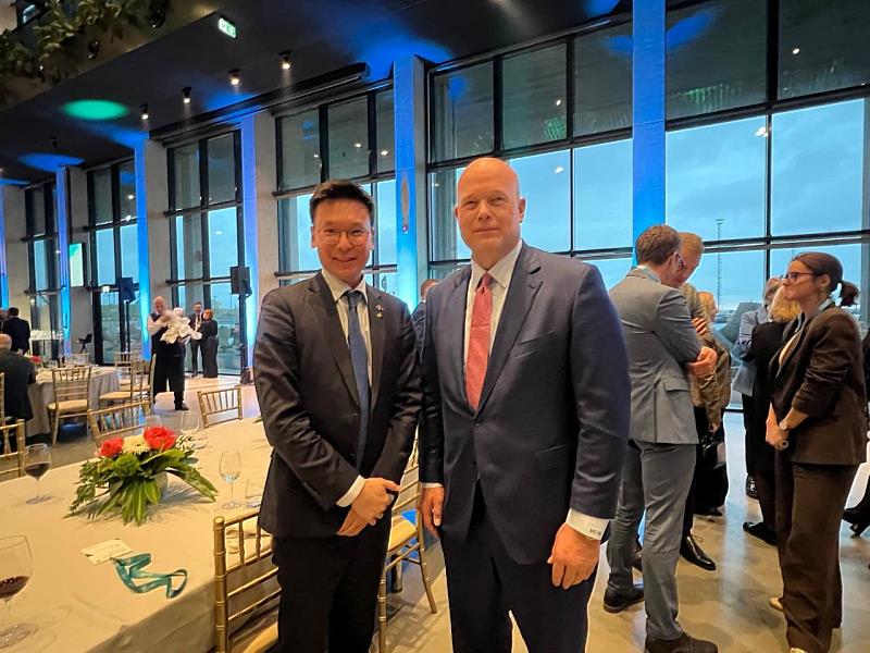 林副秘書長與美國駐北約大使Matthew Whitaker會晤