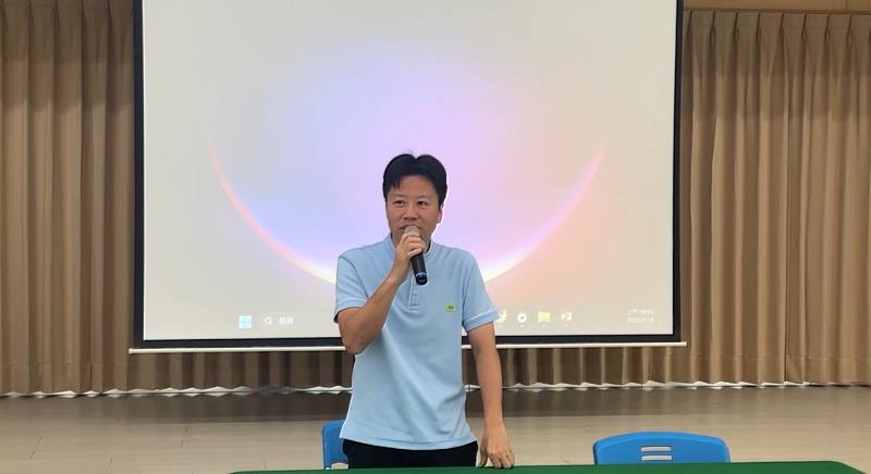 救國團南投縣團委會李明組總幹事致詞