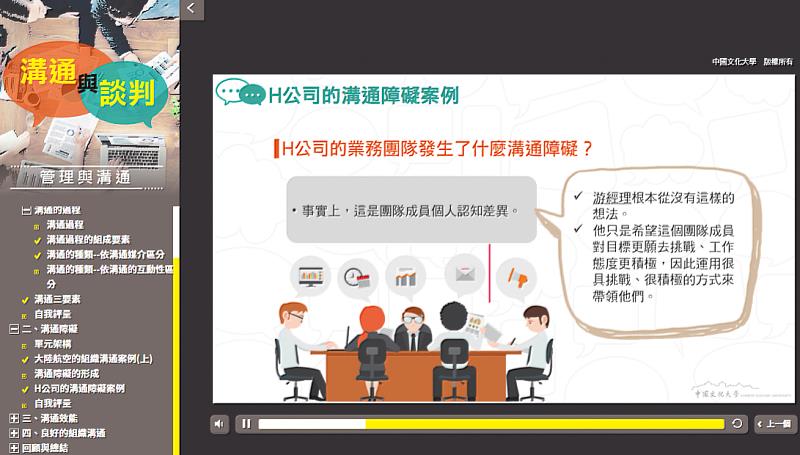 文大商管碩專「線上非同步課」上課地點、時間不受限，隨時隨地掌握知識。