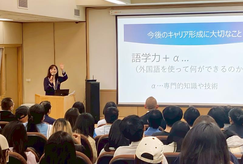 此次演講啟發在場日文系師生,收穫良多,不僅對全球日語教育趨勢有更清晰的理解,也學習到更有效率的語言學習方式。