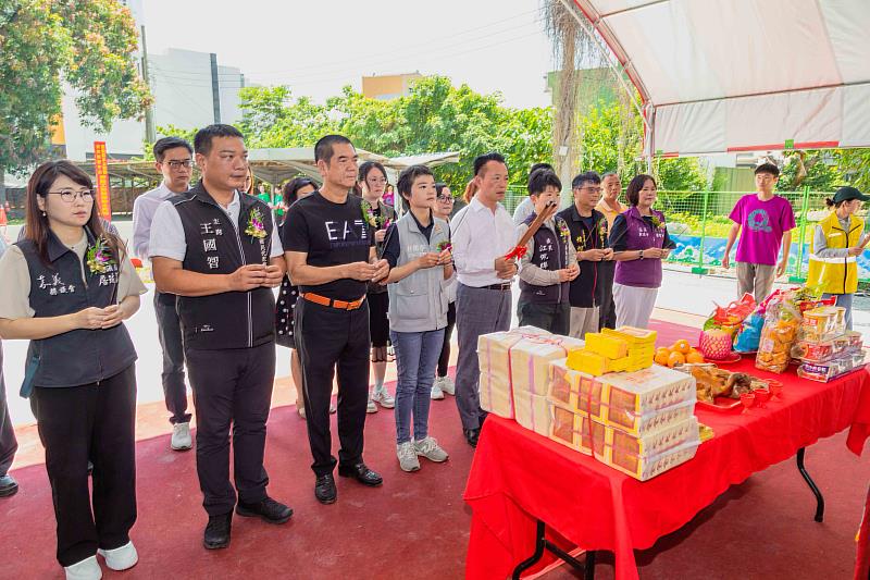 嘉義縣水上如親公共托嬰中心動土 提供40個收托名額