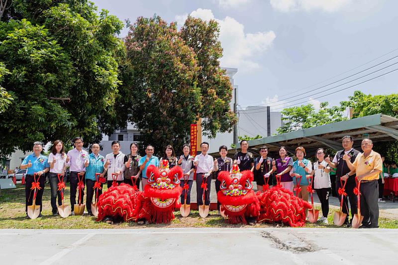 嘉義縣水上如親公共托嬰中心動土 提供40個收托名額