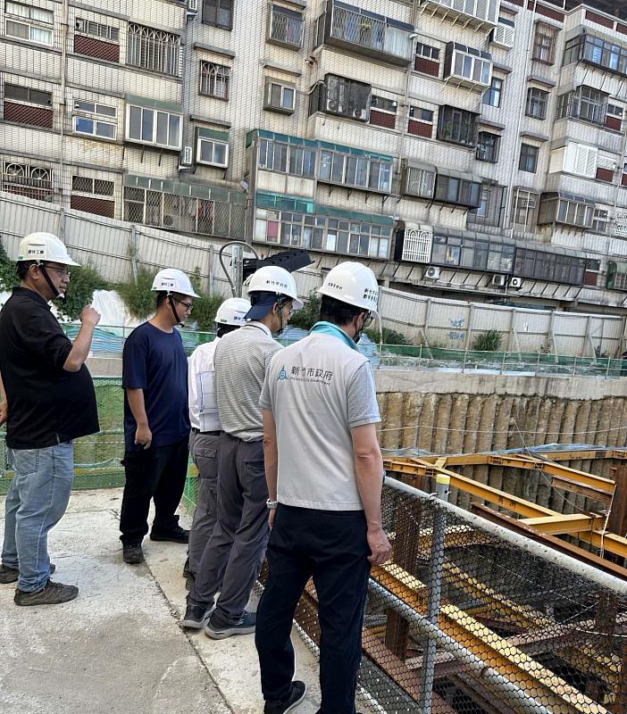 圖3 竹市府推動基礎開挖安全查驗作業。
