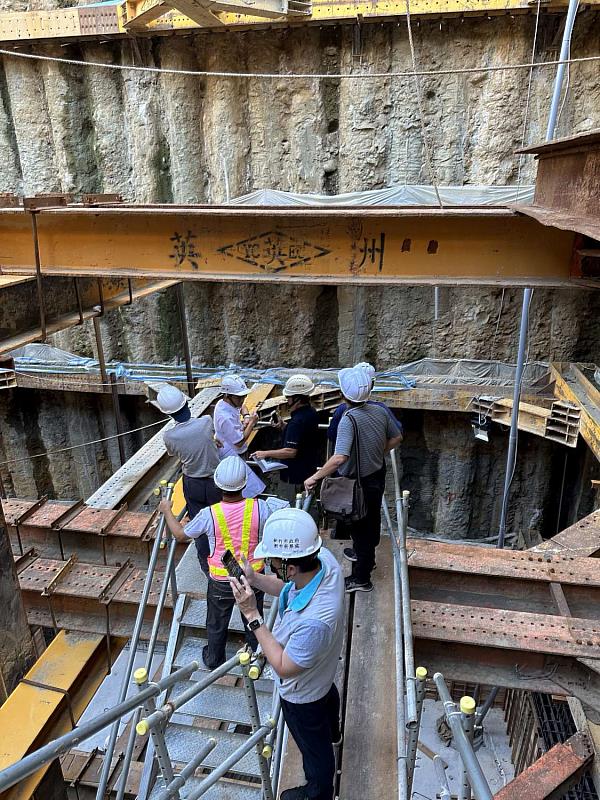圖2 竹市府推動基礎開挖安全查驗作業。