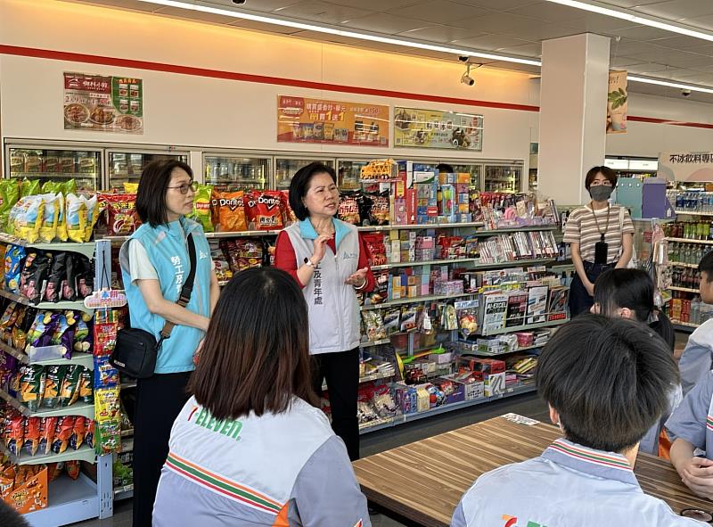 就業服務科科長 蒞臨現場支持鼓勵